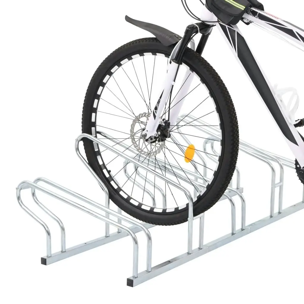 Bicycle Stand for 5 Bikes Floor Freestanding Galvanised Steel 4005576