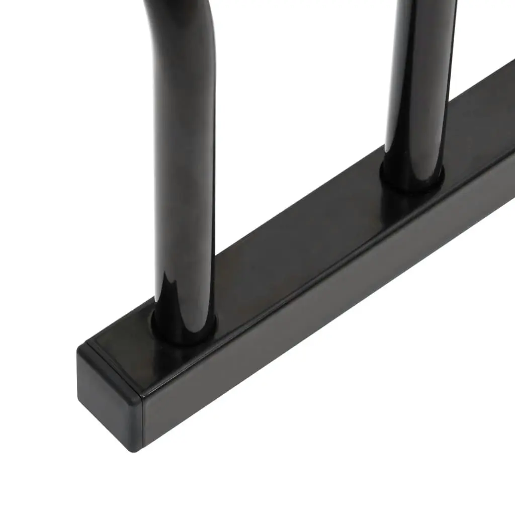 Bike Rack for 5 Bikes Black Steel 154425