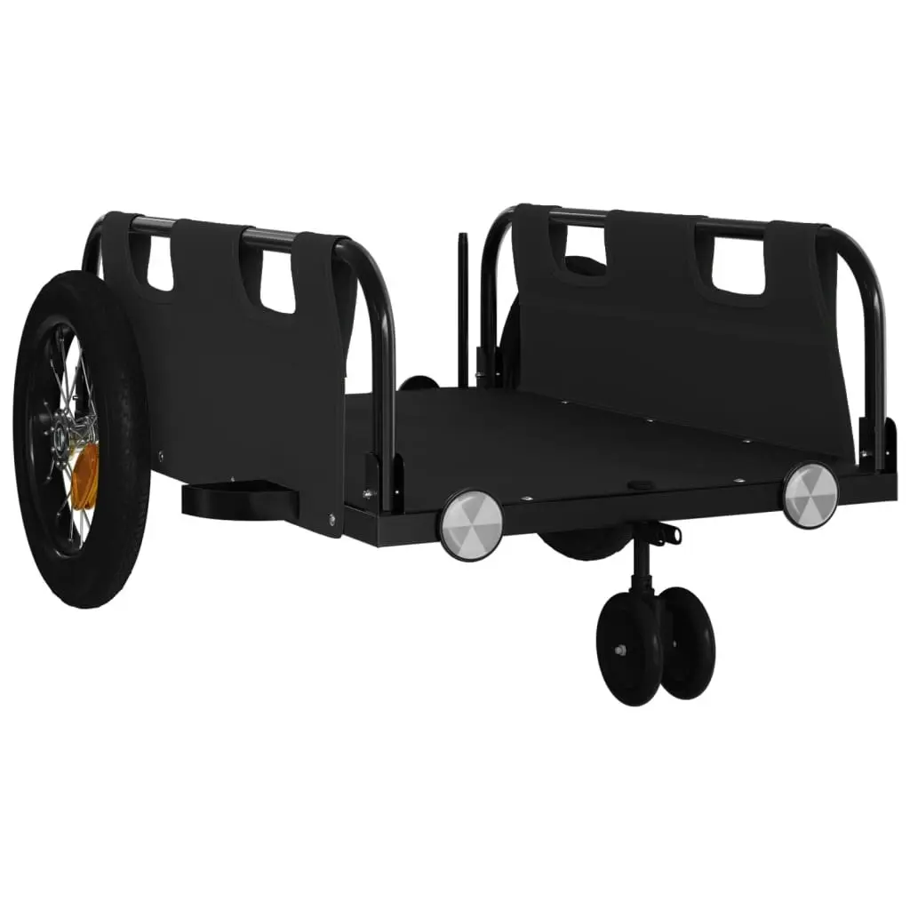 Bike Trailer Black Oxford Fabric and Iron 94185