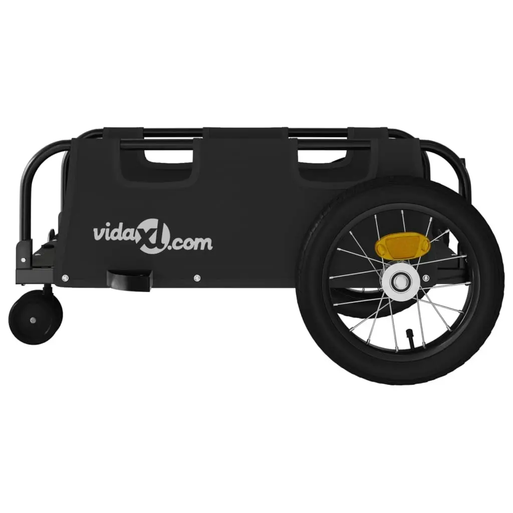 Bike Trailer Black Oxford Fabric and Iron 94185