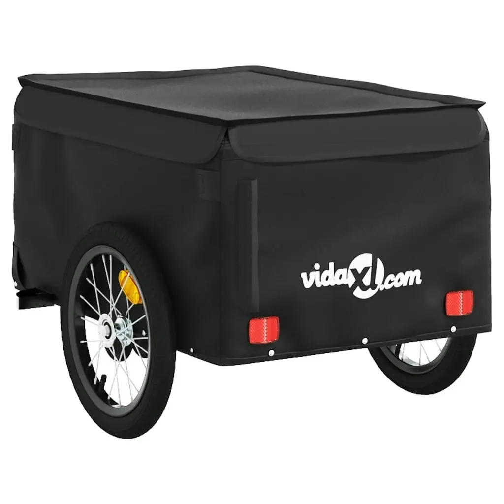 Bike Trailer Black 45 kg Iron 94108