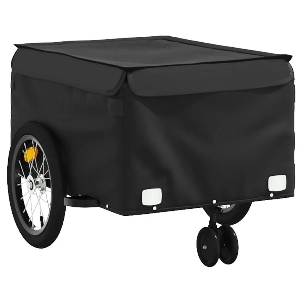 Bike Trailer Black 45 kg Iron 94108