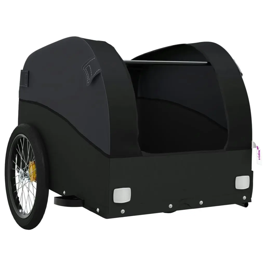 Bike Trailer Black 45 kg Iron 94136