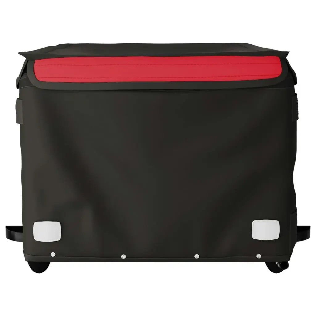 Bike Trailer Black and Red 45 kg Iron 94090