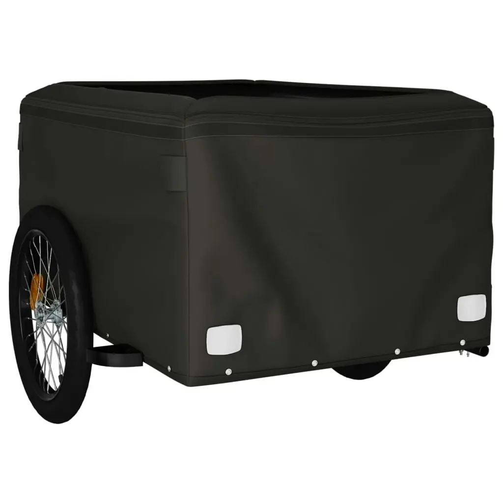 Bike Trailer Black and Red 45 kg Iron 94090