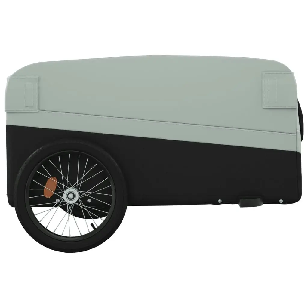 Bike Trailer Black and Grey 45 kg Iron 94049