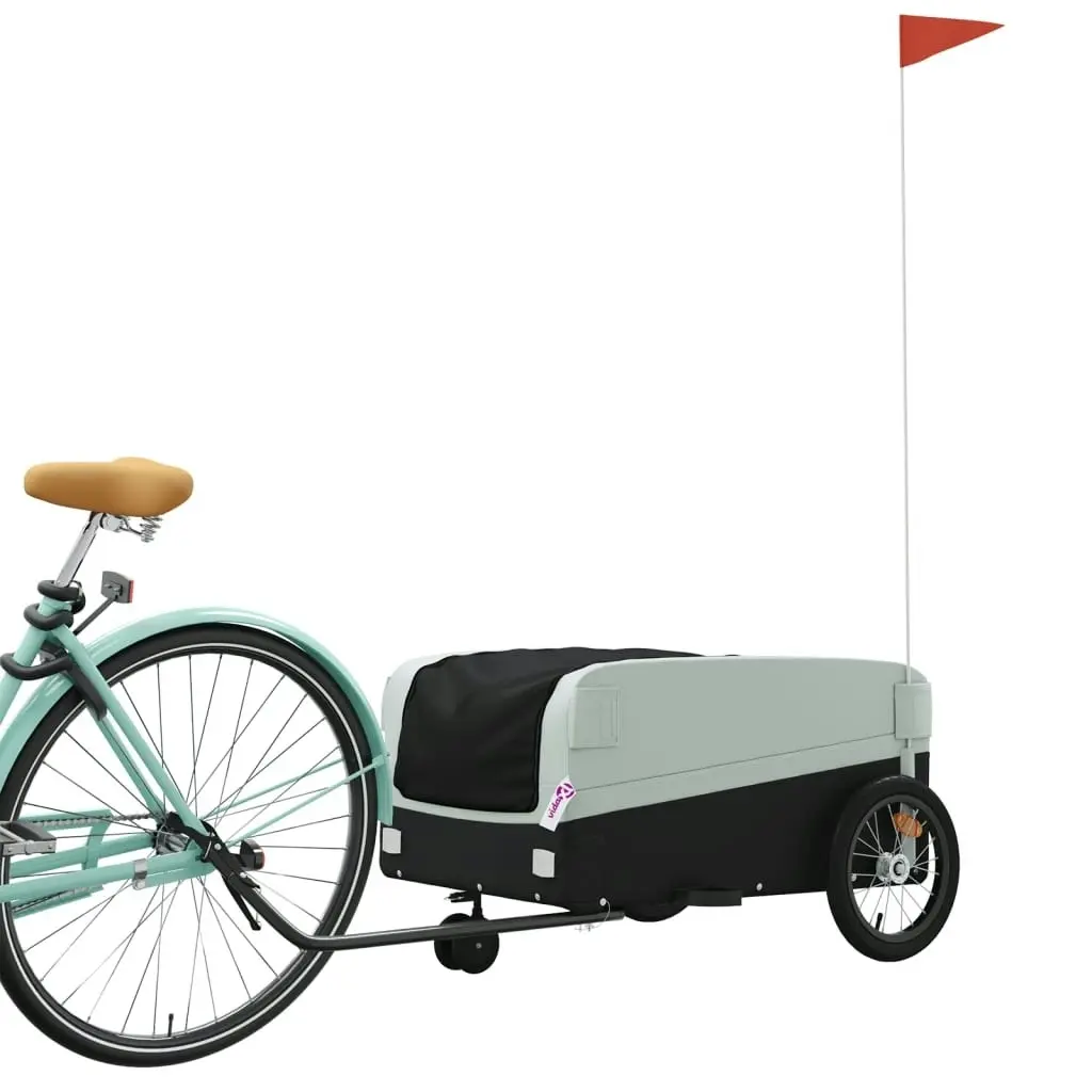 Bike Trailer Black and Grey 45 kg Iron 94070