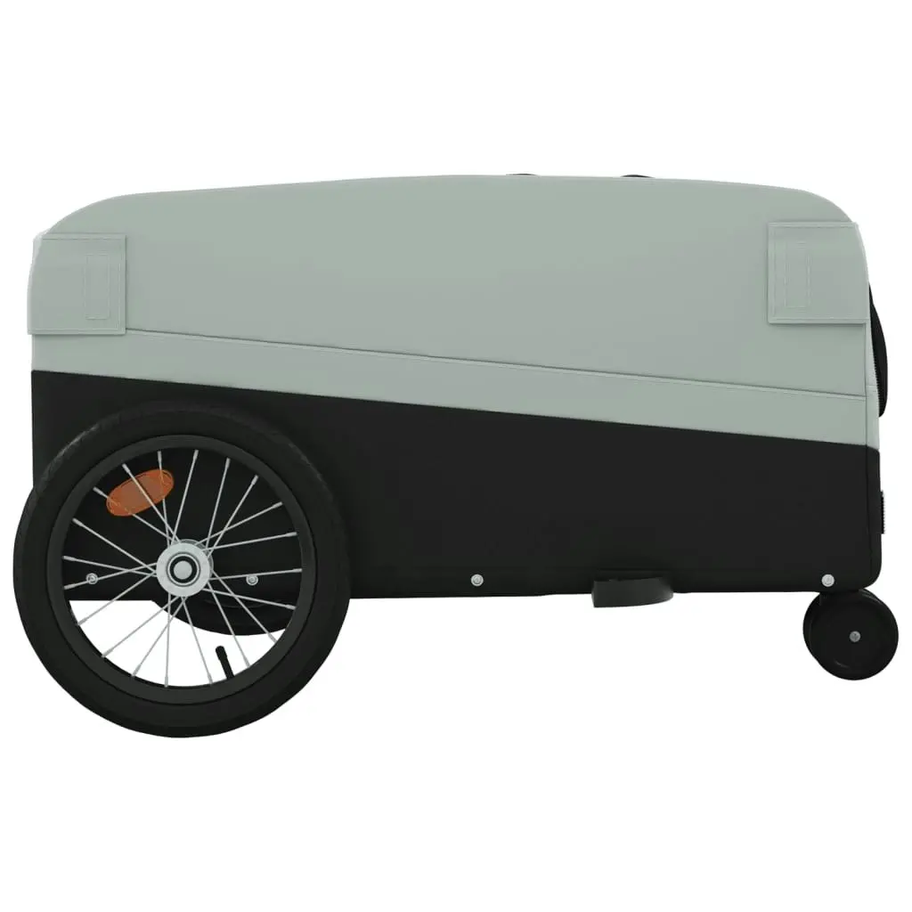 Bike Trailer Black and Grey 45 kg Iron 94070