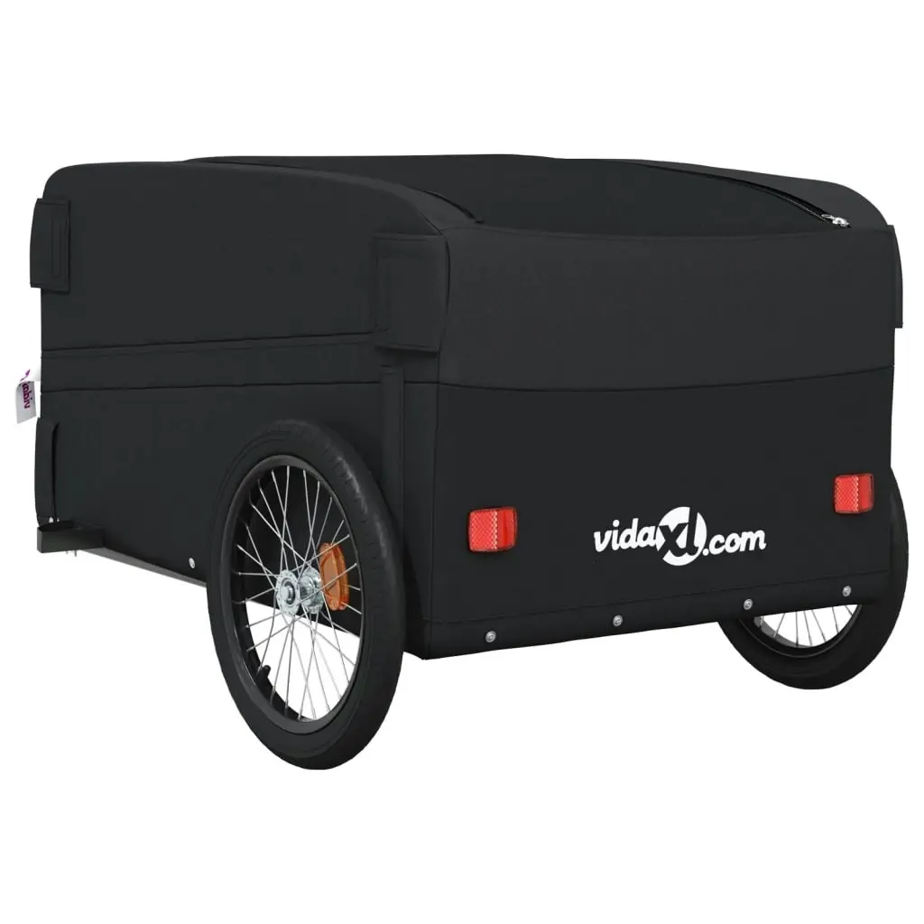 Bike Trailer Black 45 kg Iron 94066