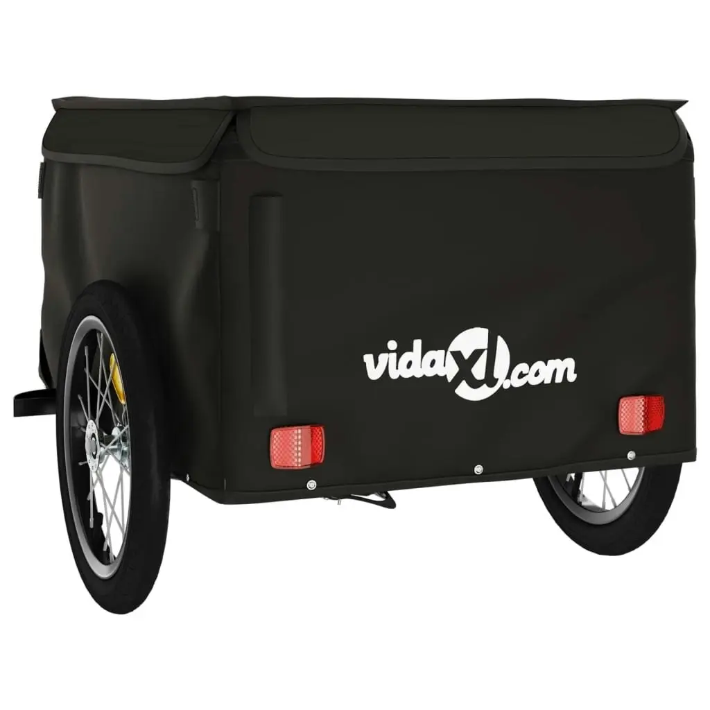 Bike Trailer Black 45 kg Iron 94087