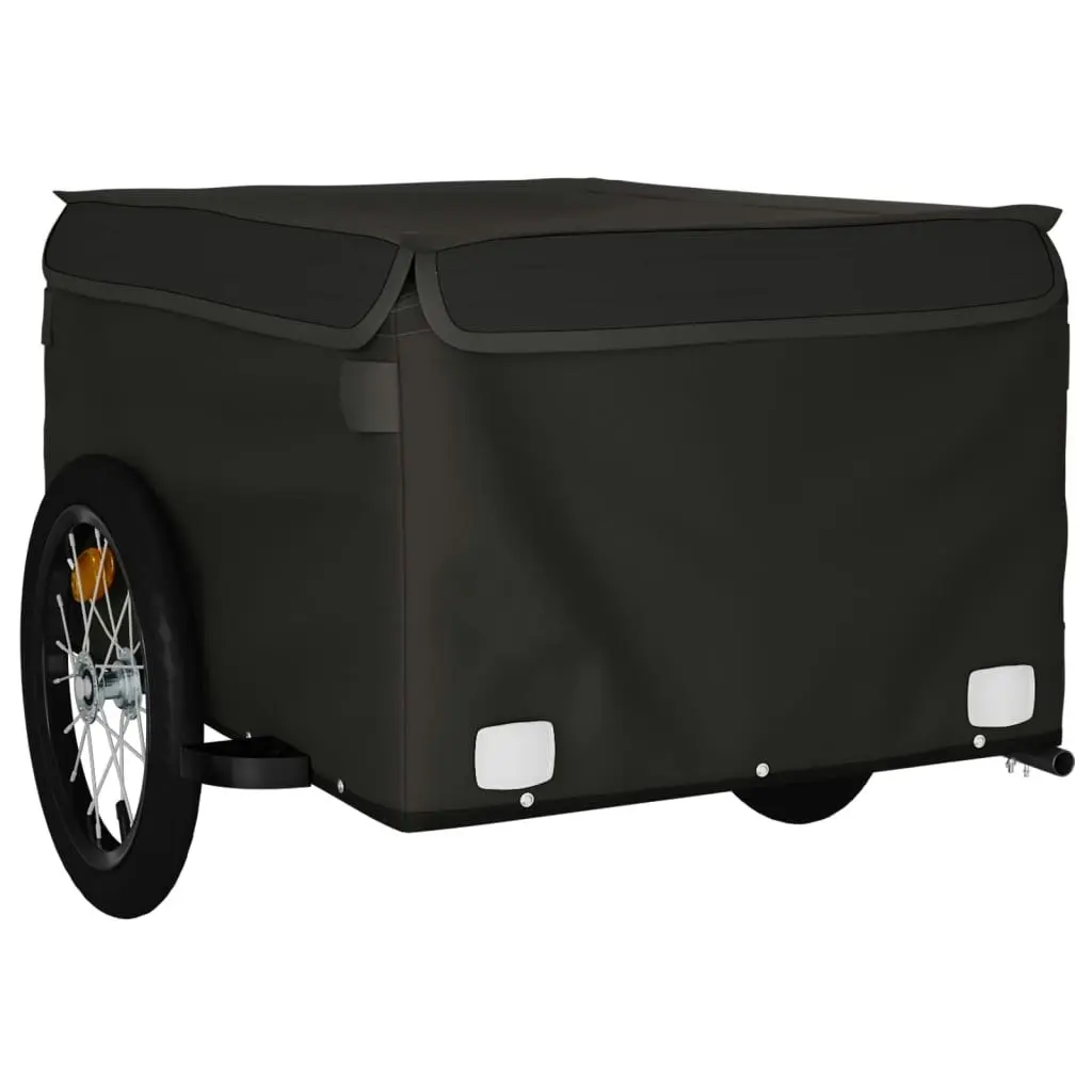 Bike Trailer Black 45 kg Iron 94087