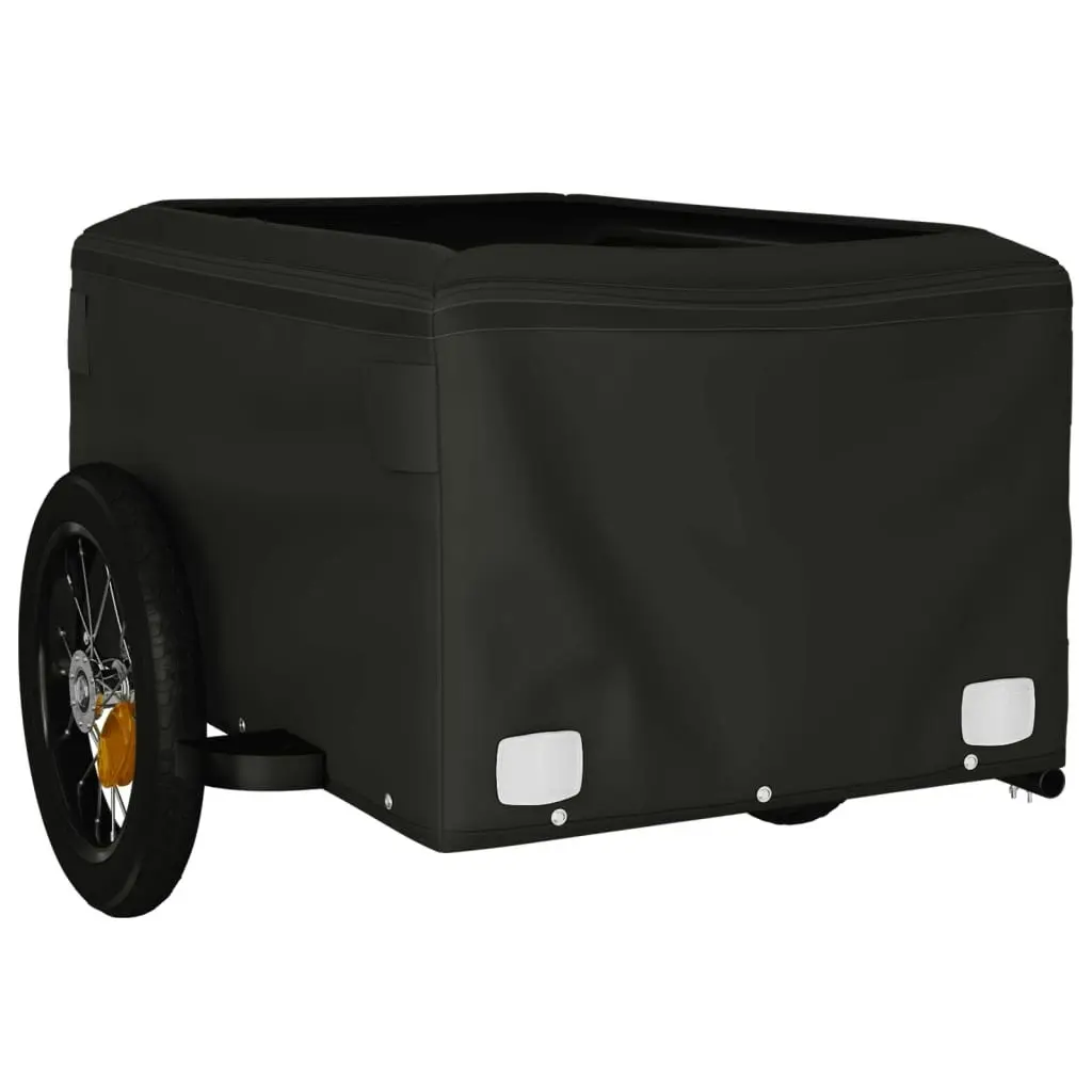 Bike Trailer Black and Red 30 kg Iron 94076