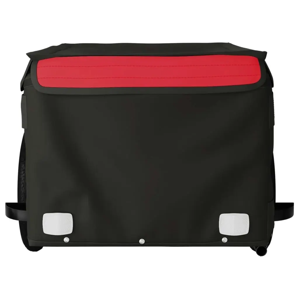 Bike Trailer Black and Red 30 kg Iron 94076