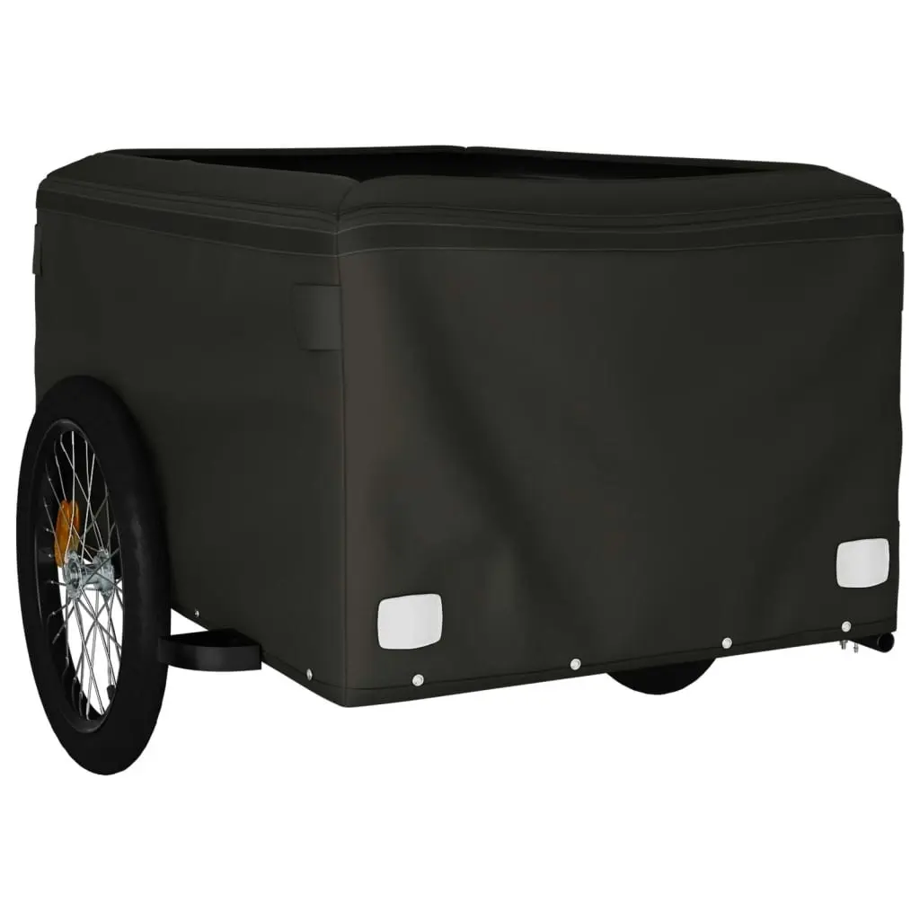 Bike Trailer Black and Grey 45 kg Iron 94091