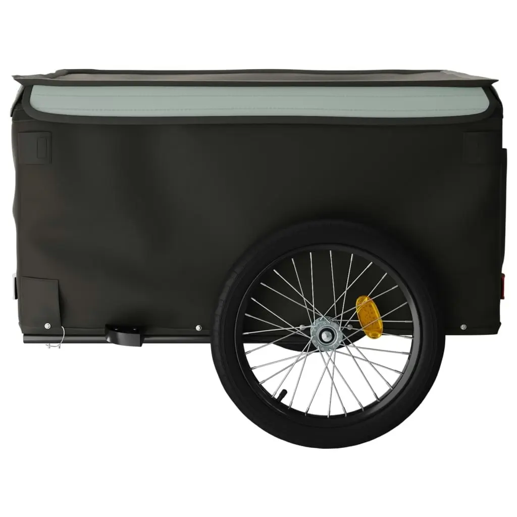 Bike Trailer Black and Grey 45 kg Iron 94091