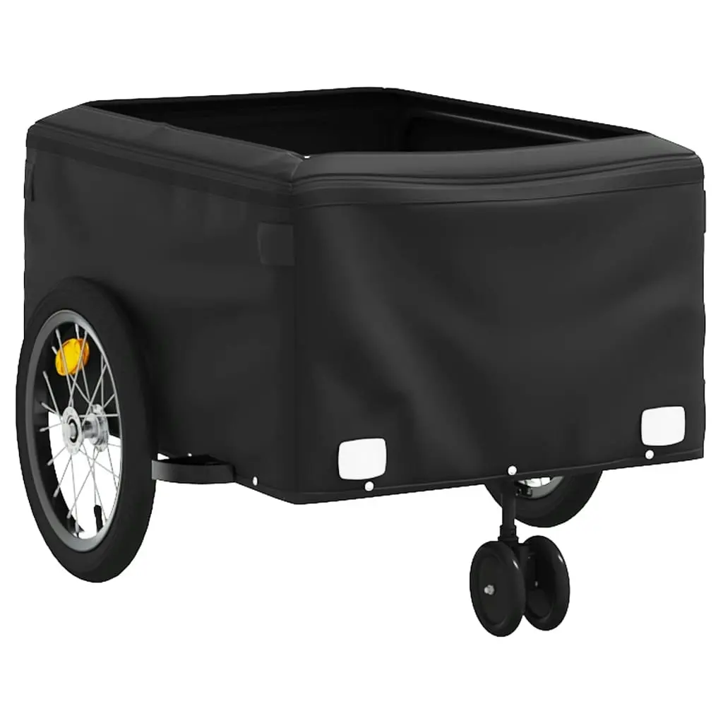 Bike Trailer Black and Grey 45 kg Iron 94105