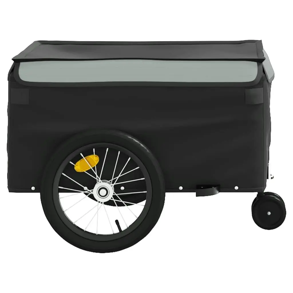 Bike Trailer Black and Grey 45 kg Iron 94105