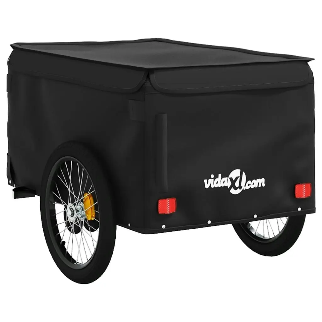 Bike Trailer Black 45 kg Iron 94115