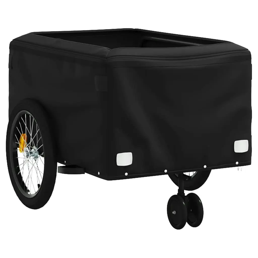 Bike Trailer Black 45 kg Iron 94115