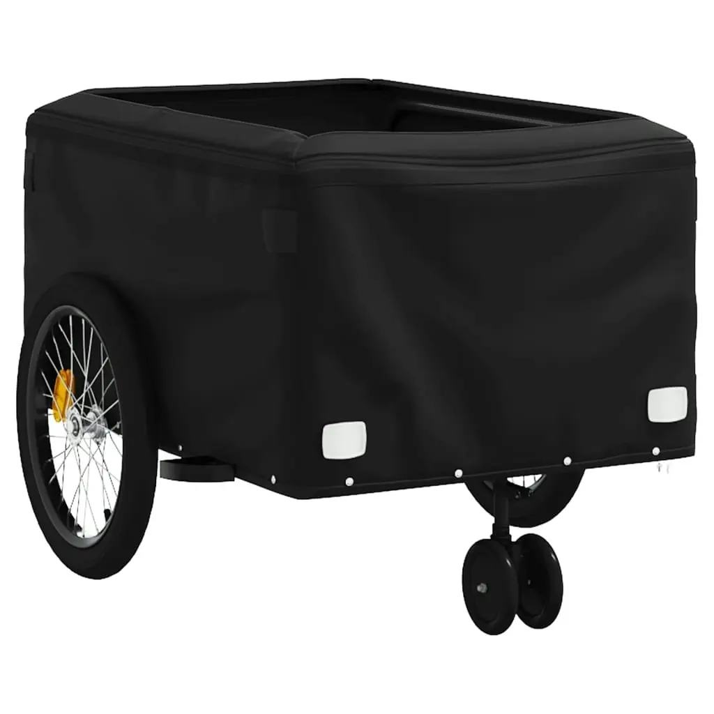 Bike Trailer Black and Grey 45 kg Iron 94112