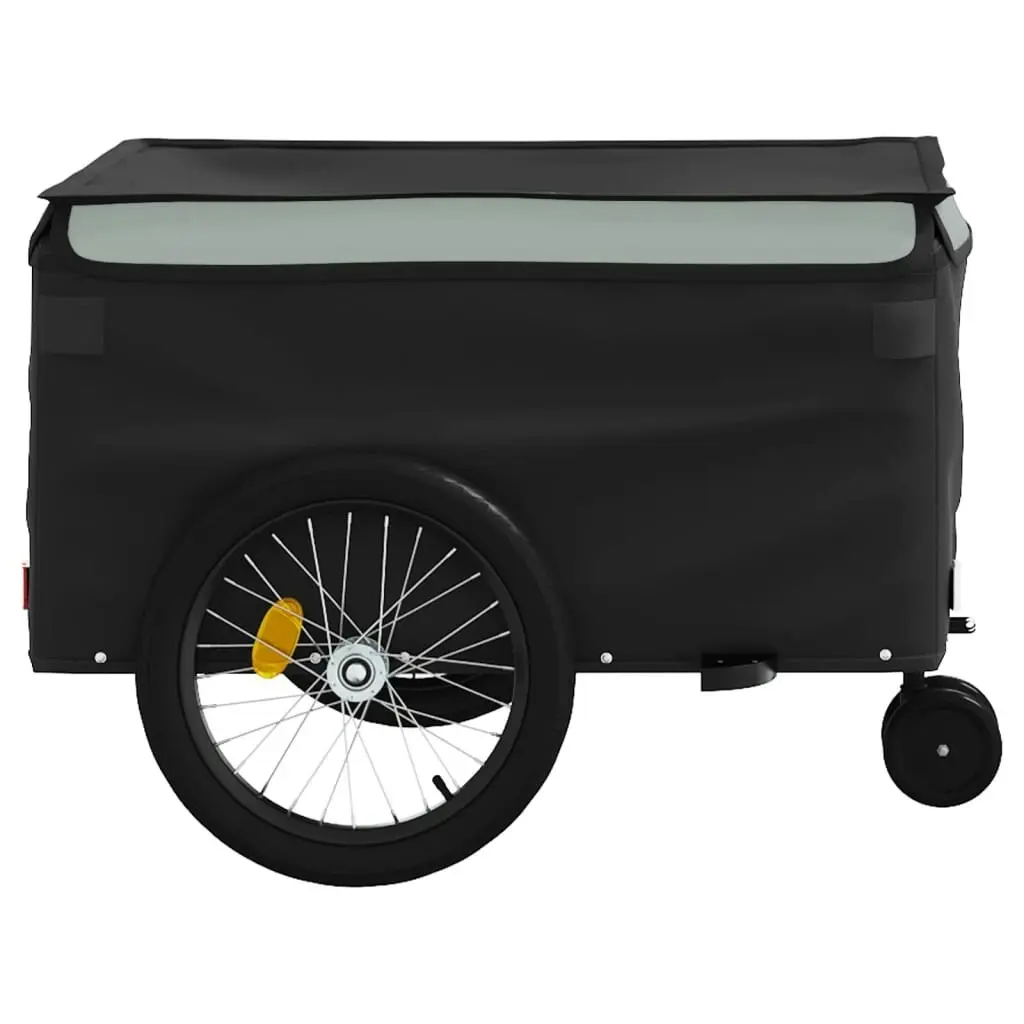 Bike Trailer Black and Grey 45 kg Iron 94112