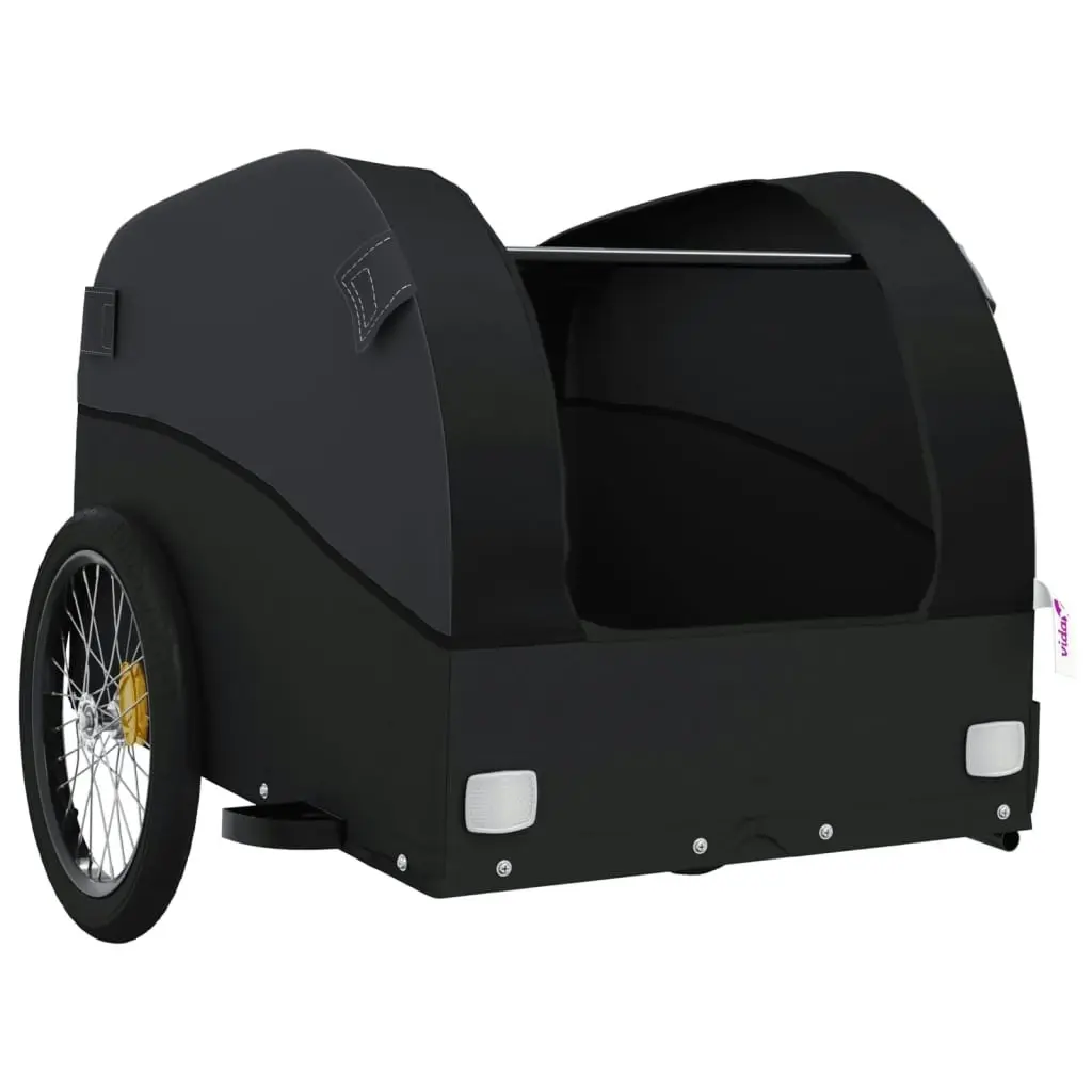 Bike Trailer Black 45 kg Iron 94129