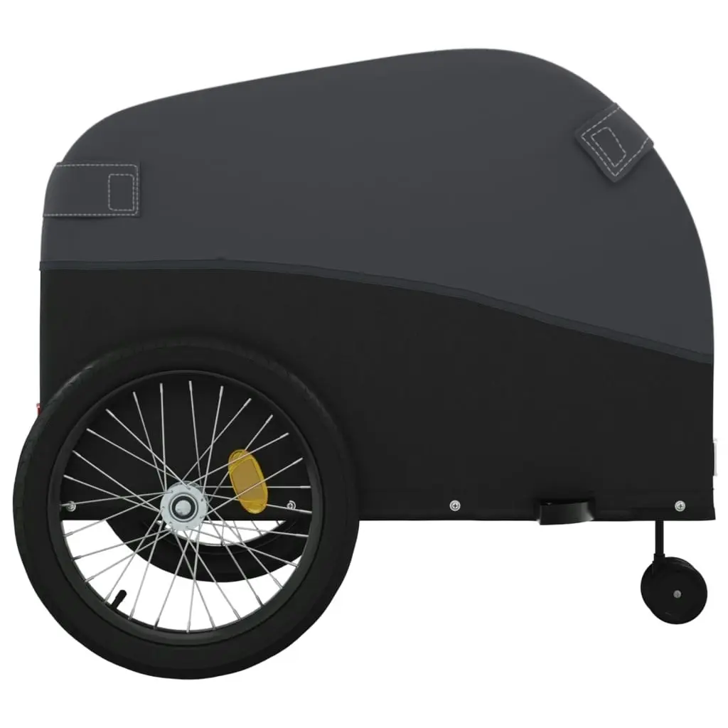 Bike Trailer Black 45 kg Iron 94157