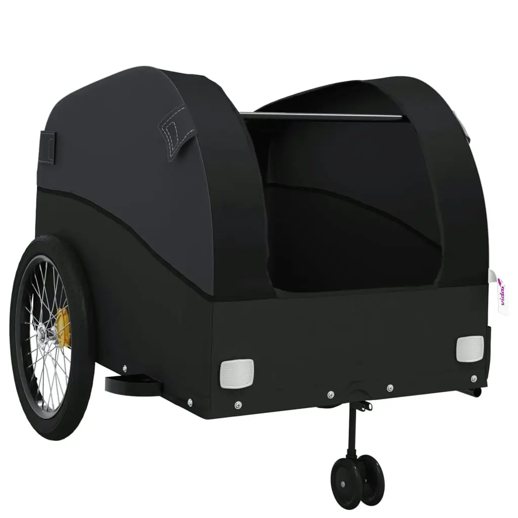 Bike Trailer Black 45 kg Iron 94157