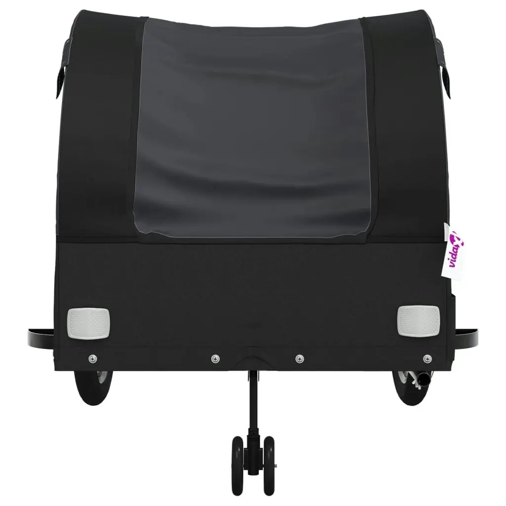 Bike Trailer Black 45 kg Iron 94157