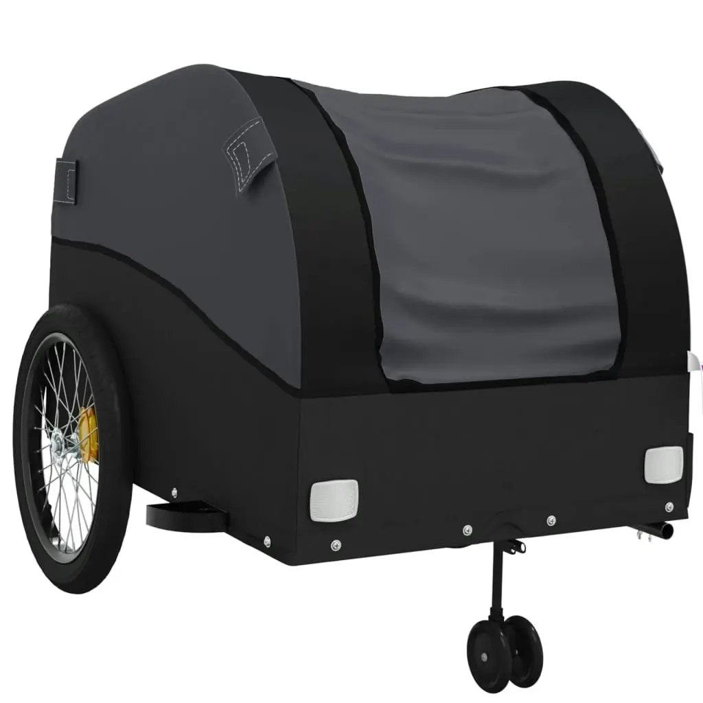 Bike Trailer Black 45 kg Iron 94157