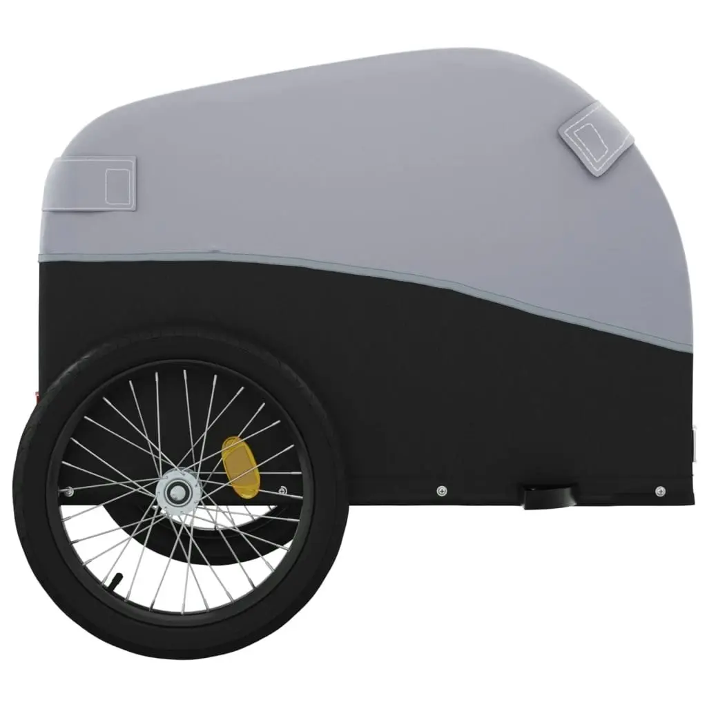 Bike Trailer Black and Grey 45 kg Iron 94133