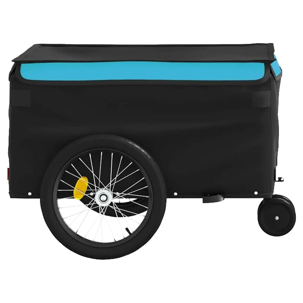 Bike Trailer Black and Blue 30 kg Iron 94100