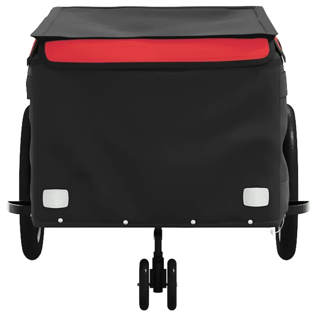 Bike Trailer Black and Red 45 kg Iron 94111