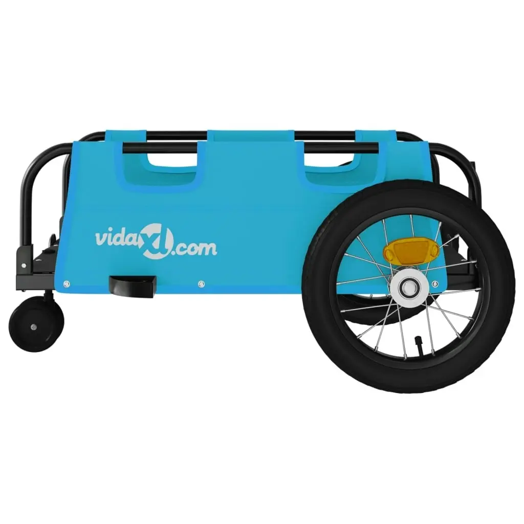 Bike Trailer Blue Oxford Fabric and Iron 94184