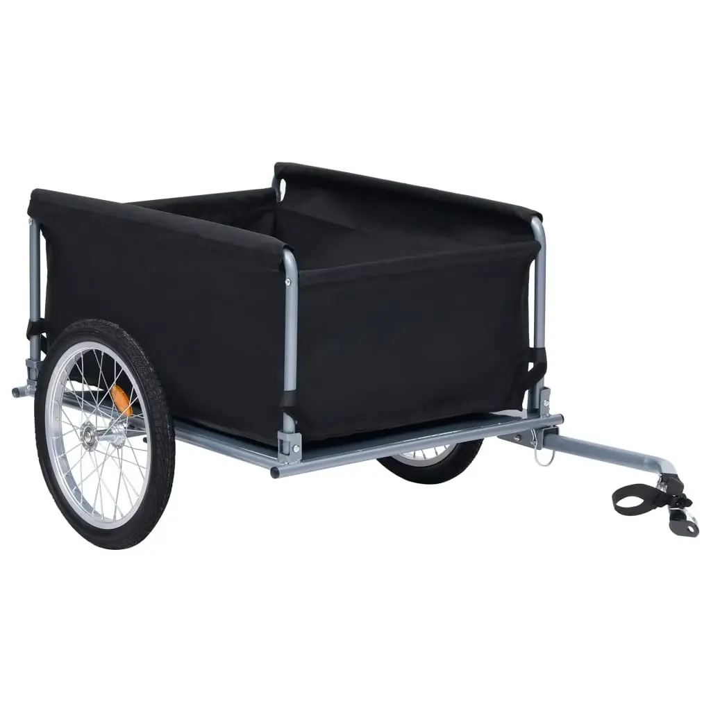 Bike Trailer Black and Red 65 kg 92588