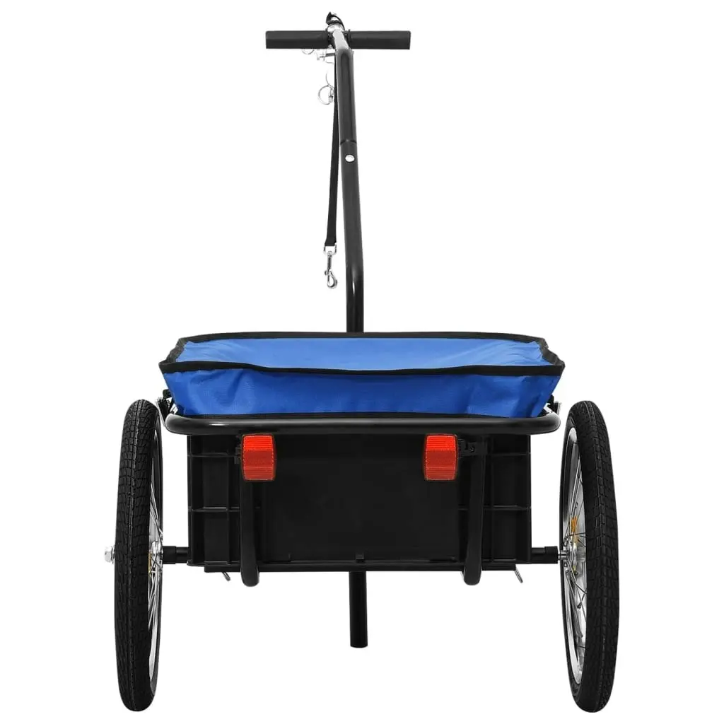 Bike Trailer/Hand Wagon 155x60x83 cm Steel Blue 91772