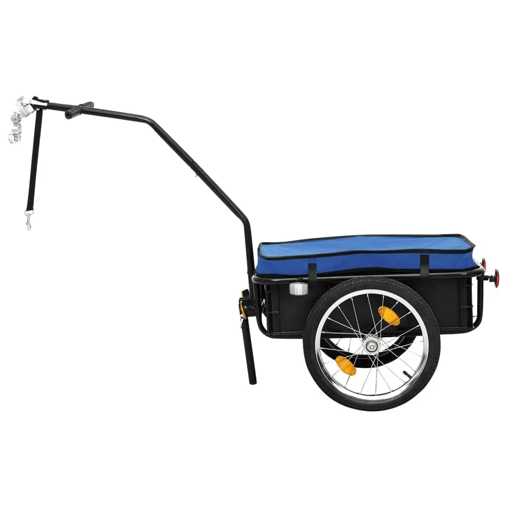 Bike Trailer/Hand Wagon 155x60x83 cm Steel Blue 91772