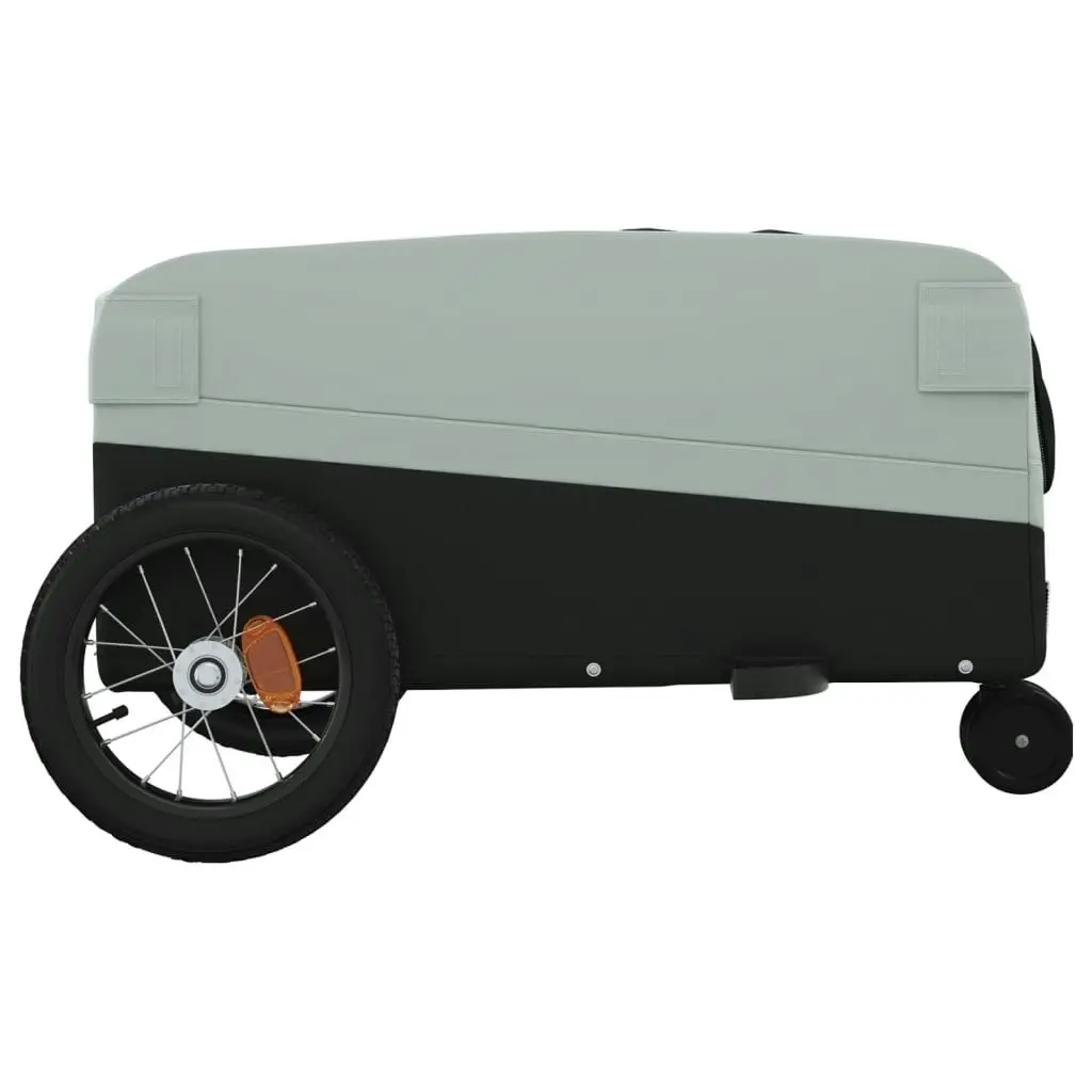 Bike Trailer Black and Grey 30 kg Iron 94056