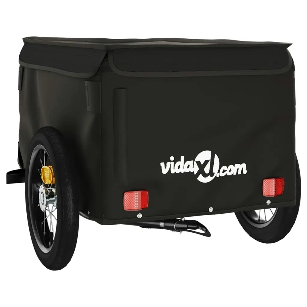 Bike Trailer Black 30 kg Iron 94080