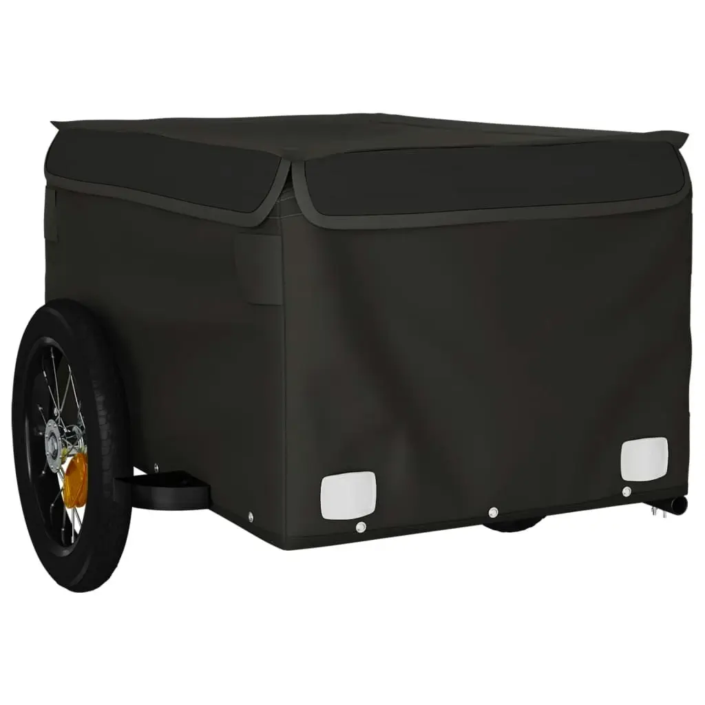 Bike Trailer Black 30 kg Iron 94080