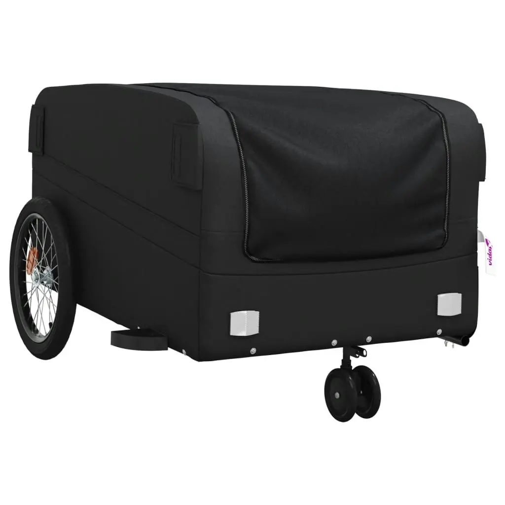 Bike Trailer Black 45 kg Iron 94073