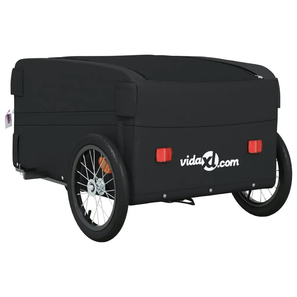 Bike Trailer Black 45 kg Iron 94073