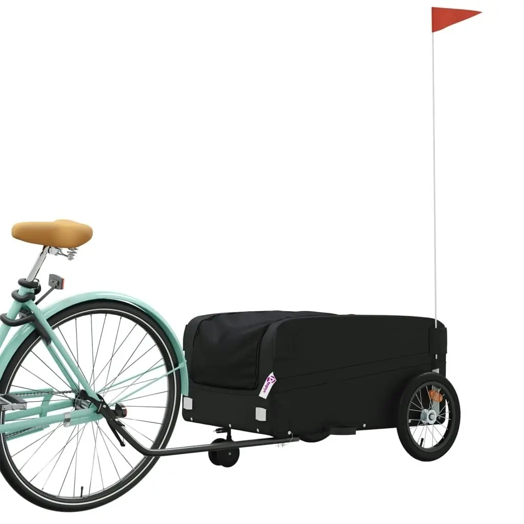 Bike Trailer Black 45 kg Iron 94073