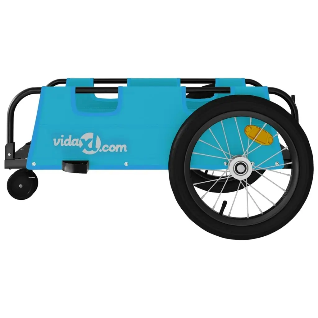 Bike Trailer Blue Oxford Fabric and Iron 94191