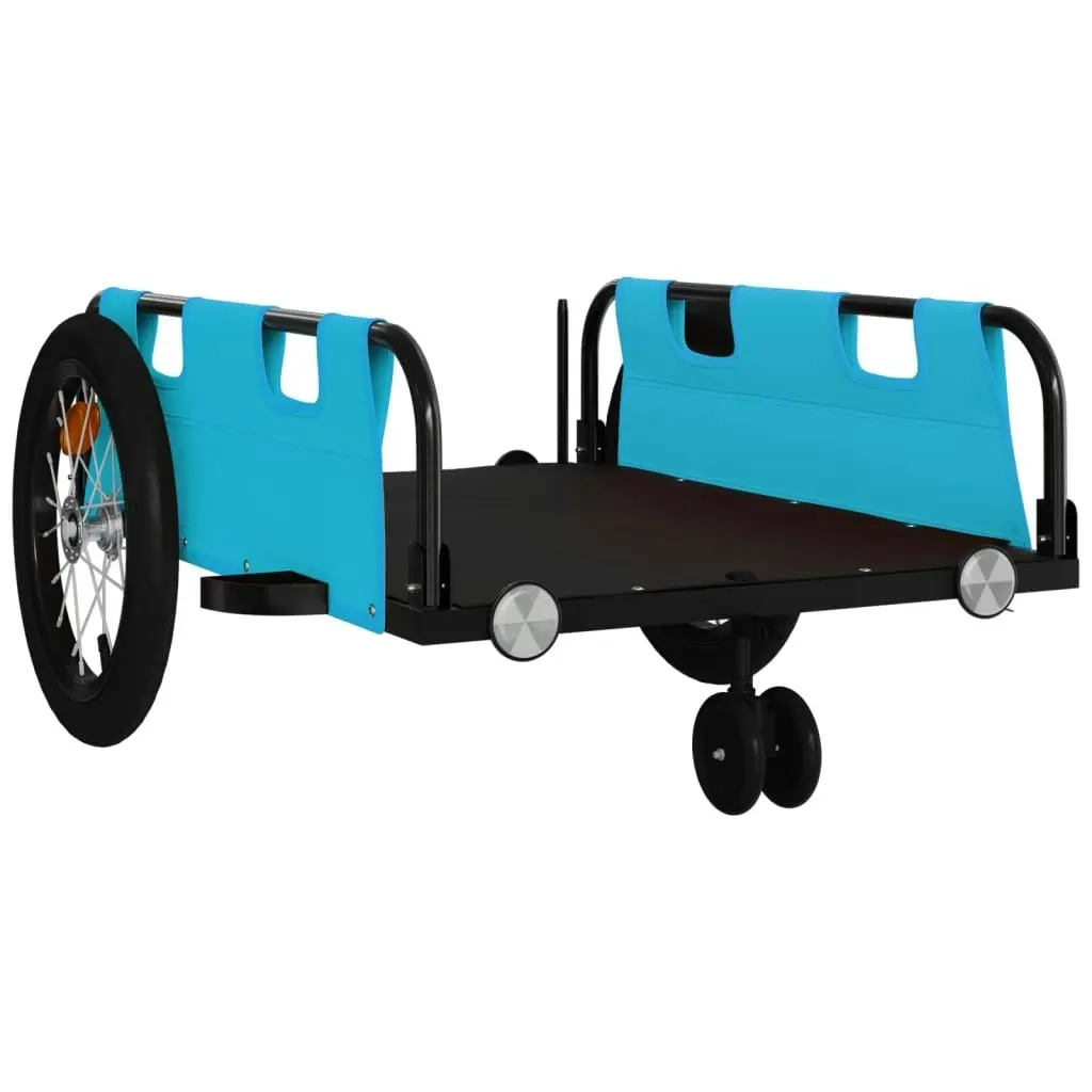 Bike Trailer Blue Oxford Fabric and Iron 94191