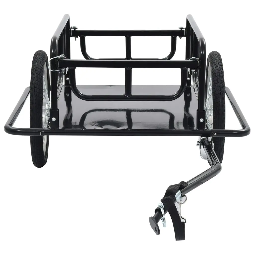 Bike Trailer 130x73x48.5 cm Steel Black 91770