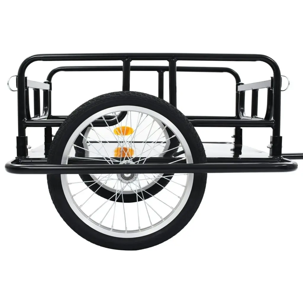 Bike Trailer 130x73x48.5 cm Steel Black 91770