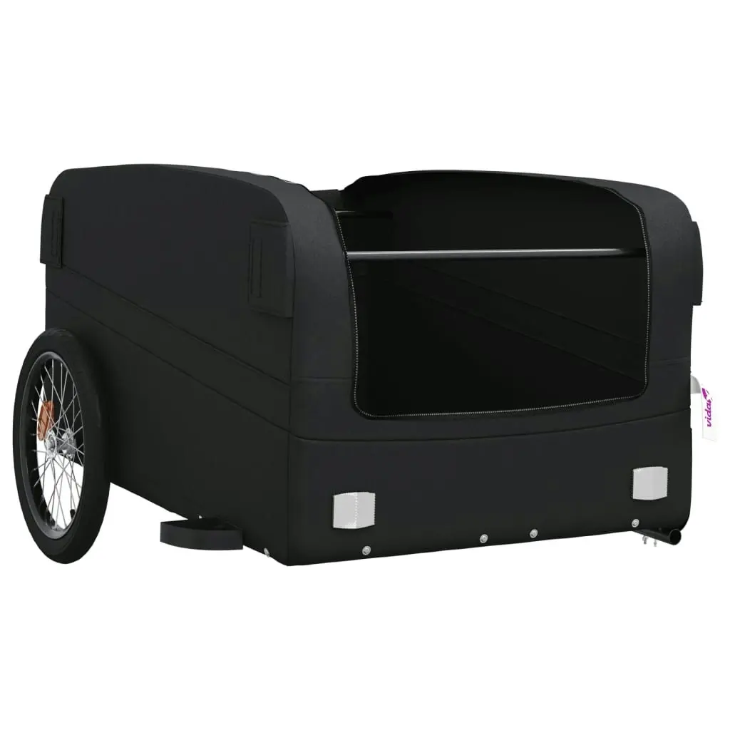 Bike Trailer Black 45 kg Iron 94052