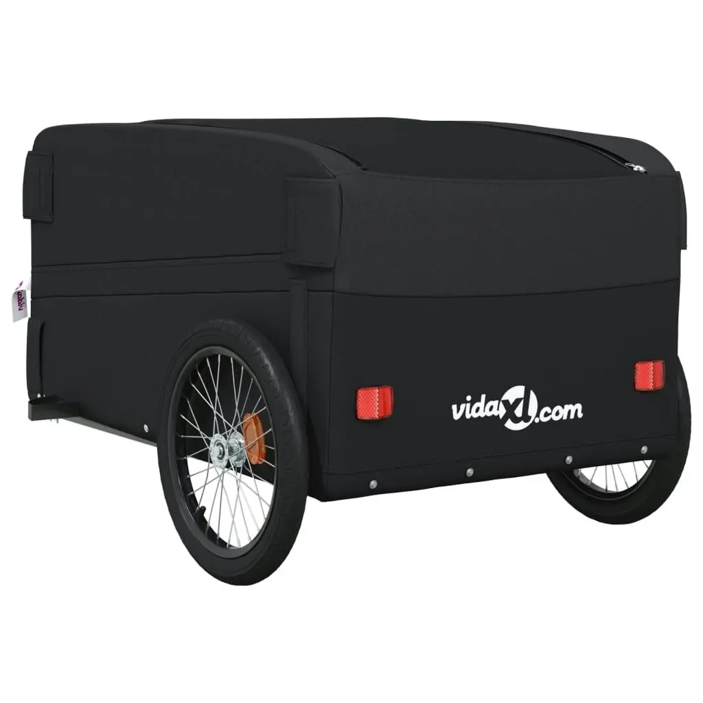 Bike Trailer Black 45 kg Iron 94052