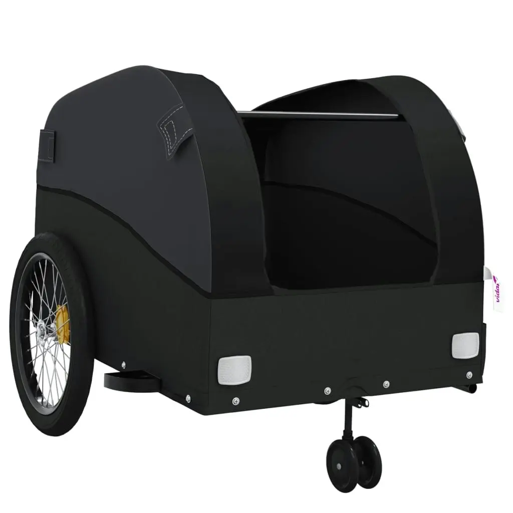 Bike Trailer Black 45 kg Iron 94150